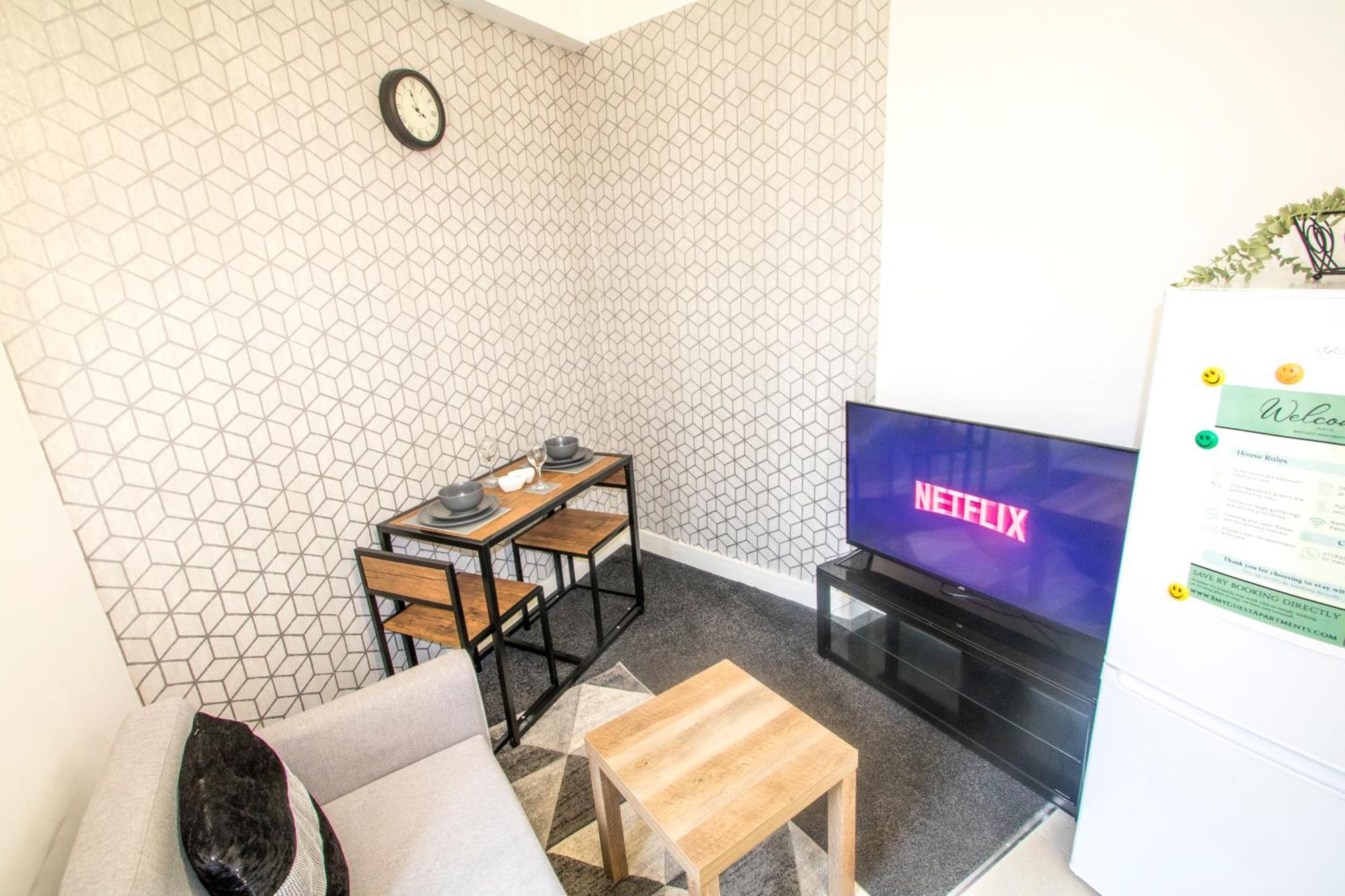 Cozy And Charming - 1 Bedroom Apartment - Free Parking, Transit Links, Close To Stadiums Манчестер Экстерьер фото